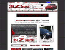 Tablet Screenshot of 350zsource.com